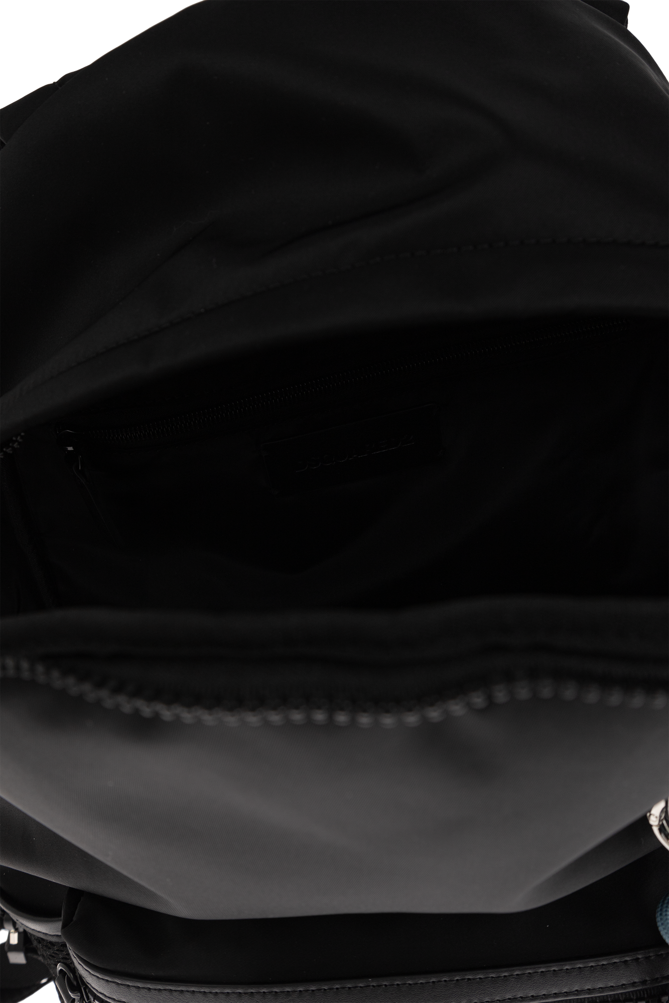 Dsquared2 DSQUARED2 Black Technical Backpack with Logo and